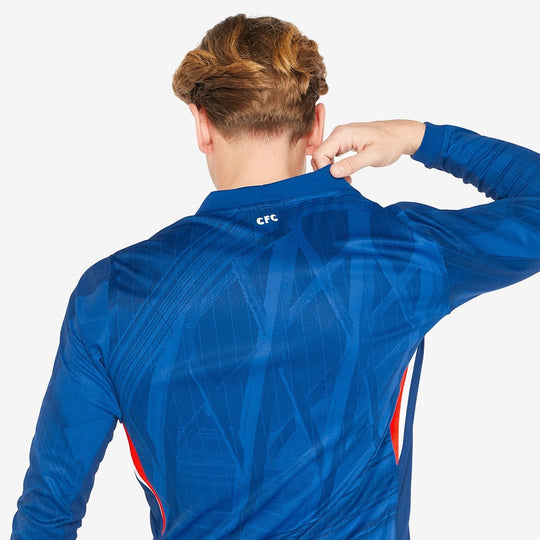 Camisa Nike Chelsea 2025/26 I Manga Longa Torcedor