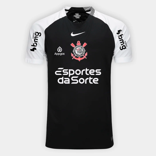 Camisa Nike Corinthians 2025/26 II Torcedor Com Patrocínios