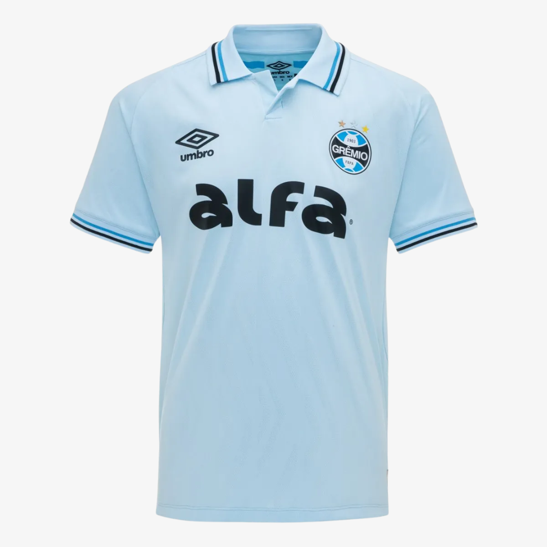 Camisa Umbro Grêmio 2025/26 II Azul Celeste Jogador