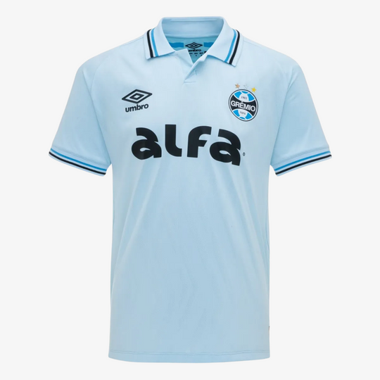 Camisa Umbro Grêmio 2025/26 II Azul Celeste Jogador