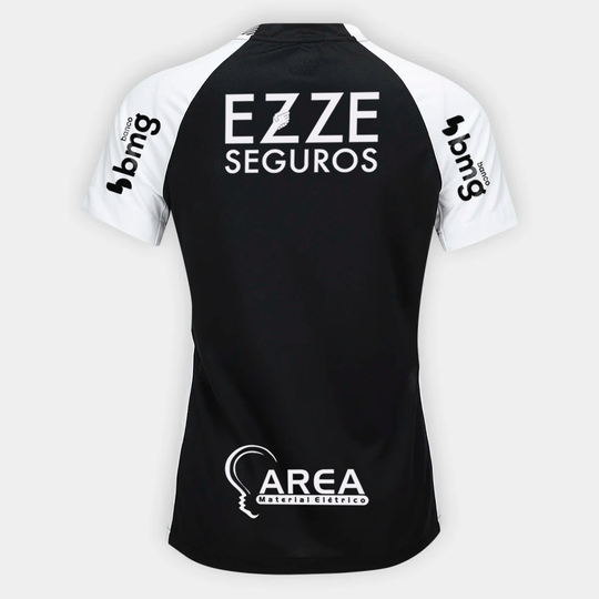 Camisa Feminina Nike Corinthians 2025/26 II Torcedor Com Patrocínios