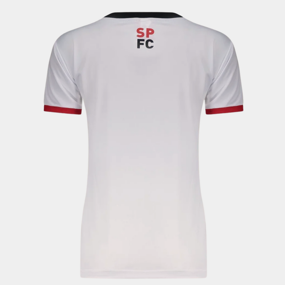 Camiseta Casual SPFC Branca - Feminina