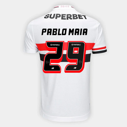 Camisa New Balance São Paulo 2025/26 I PABLO MAIA N° 29