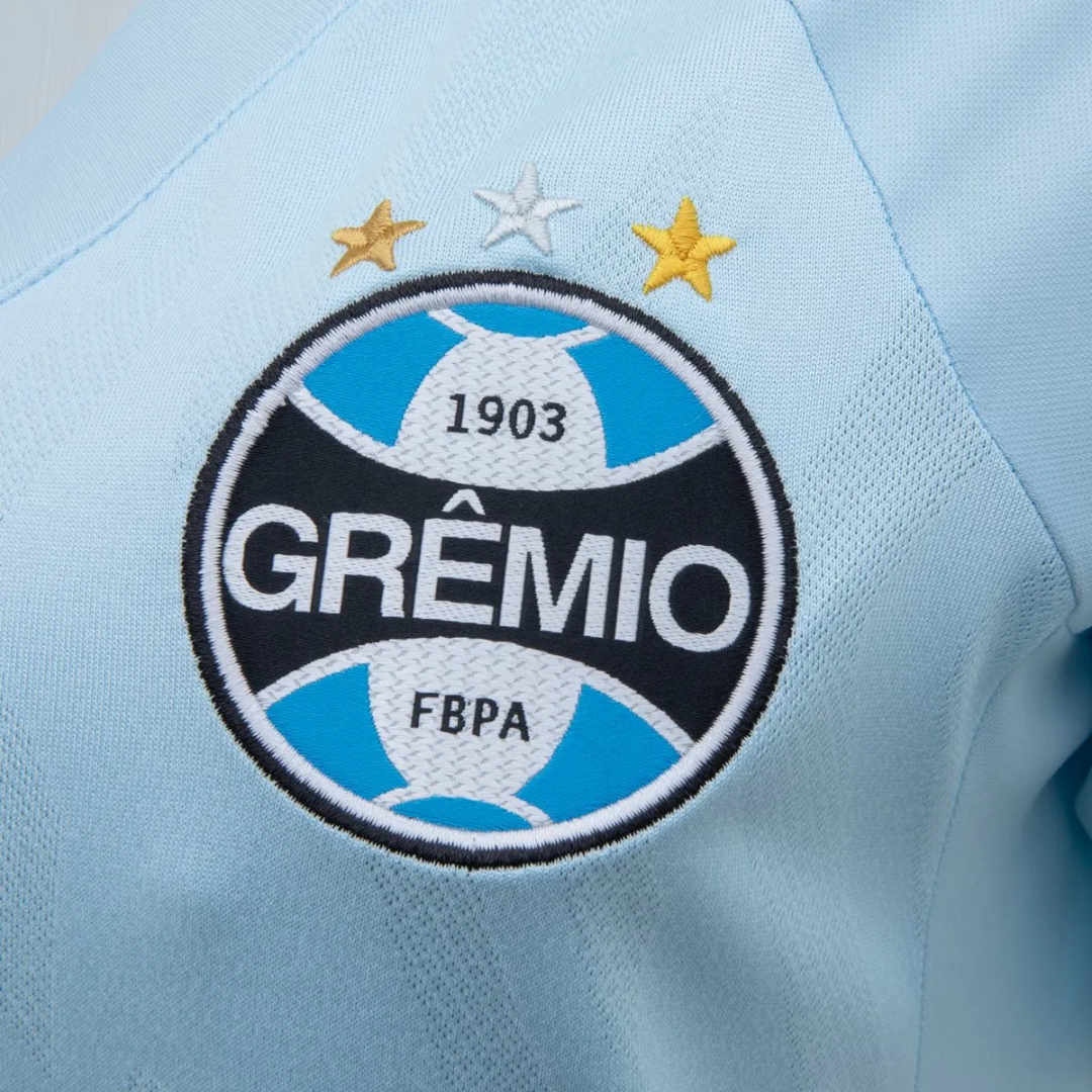 Camisa Feminina Umbro Grêmio 2025/26 II Azul Celeste