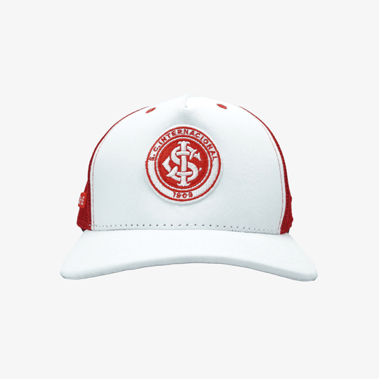 Boné Trucker Internacional Tela - Branco