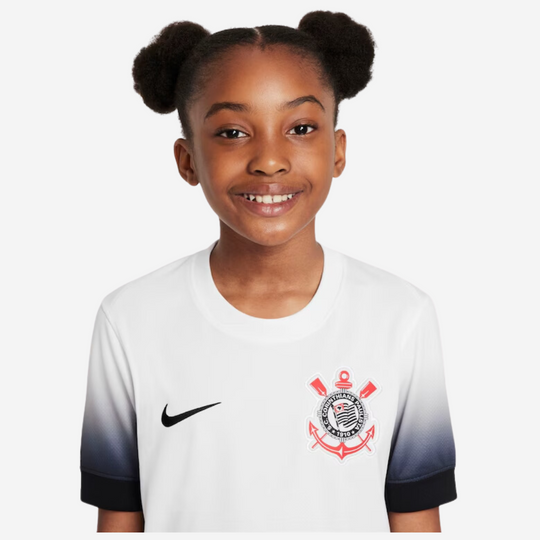 Camisa Infantil Nike Corinthians 2024/25 I Torcedor
