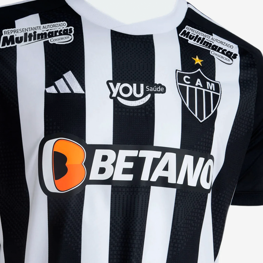 Camisa Adidas Atlético Mineiro 2024/25 I Com Patrocínios