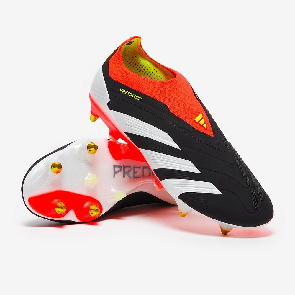 Chuteira Sem Cadarços Adidas Predator Elite Campo Trava Mista