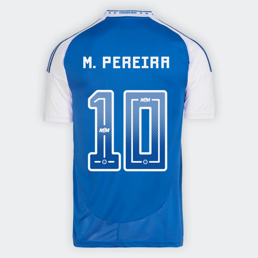 Camisa Adidas Cruzeiro 2025/26 I M. PEREIRA N° 10