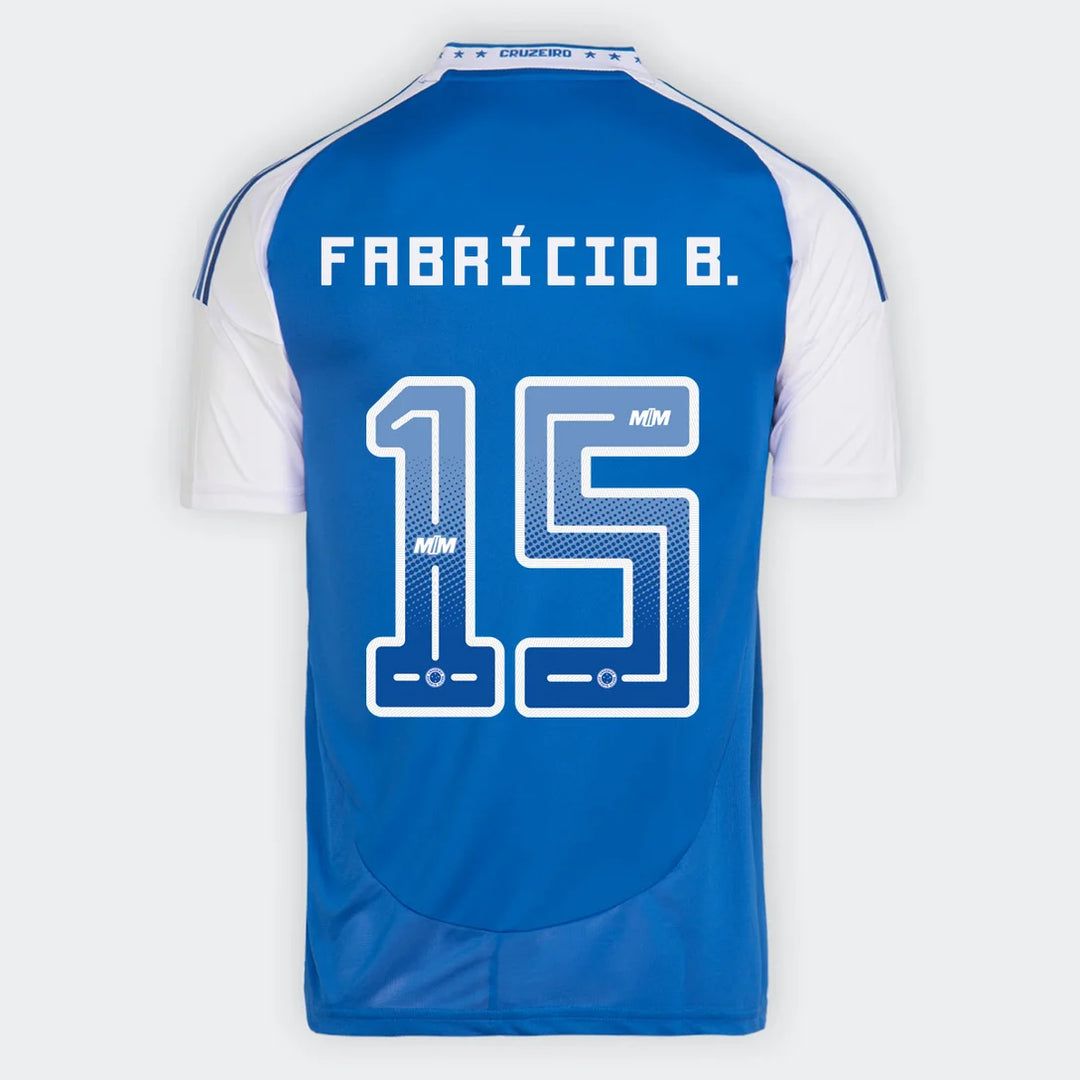 Camisa Adidas Cruzeiro 2025/26 I FABRICIO B. N° 15
