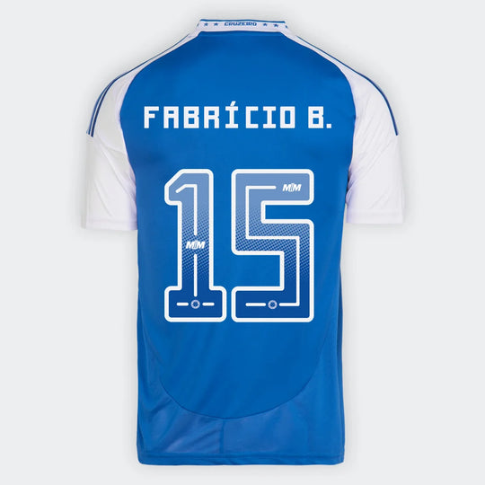Camisa Adidas Cruzeiro 2025/26 I FABRICIO B. N° 15