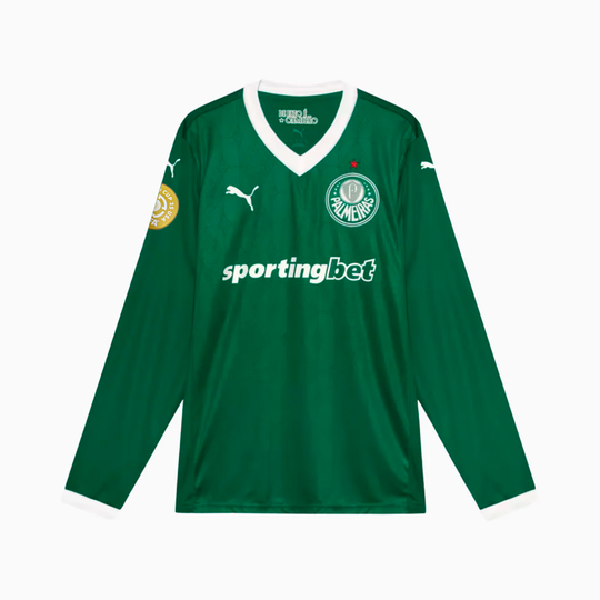 Camisa Puma Palmeiras Manga Longa 2025/26 I Torcedor