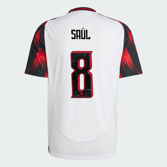 Camisa Adidas Flamengo 2025/26 II SAÚL N° 8