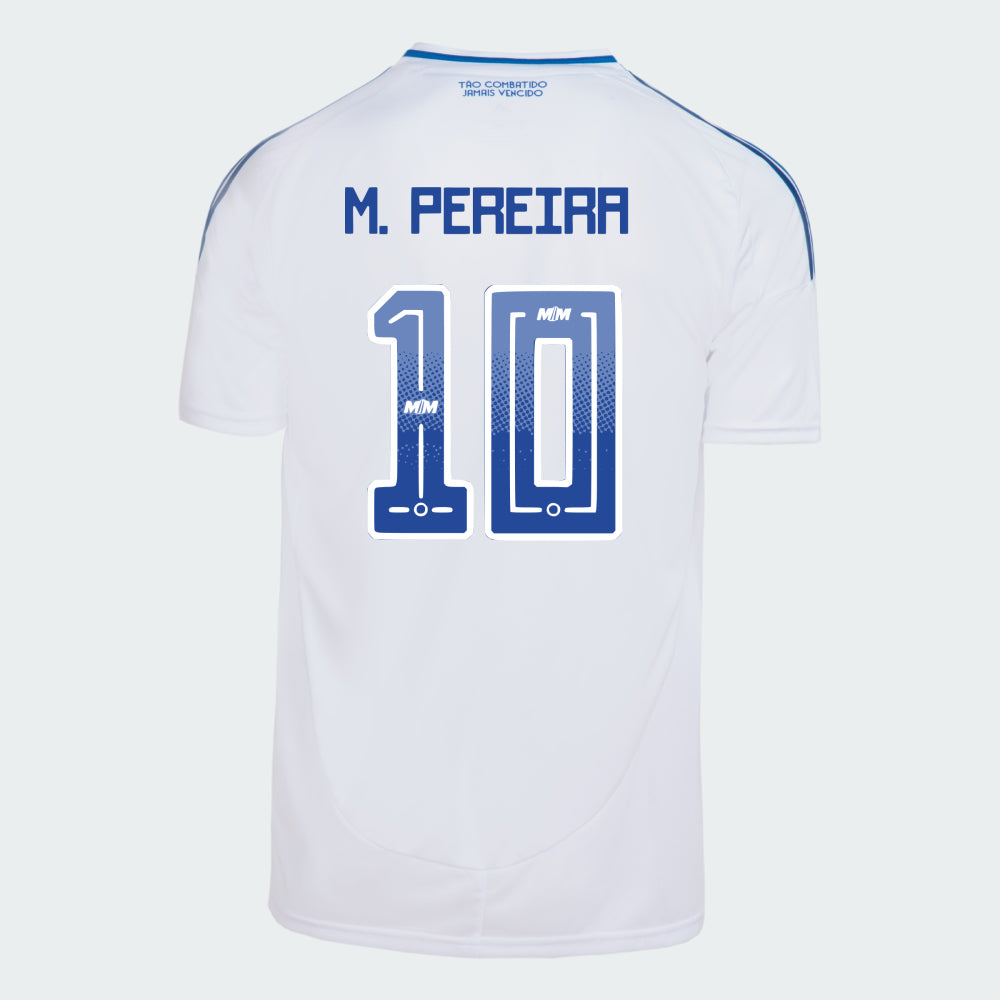 Camisa Adidas Cruzeiro 2025/26 II M. PEREIRA N° 10