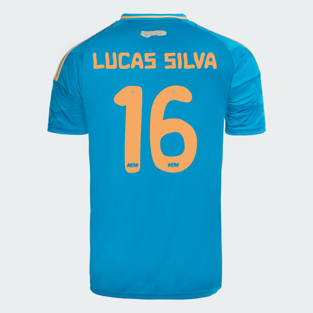 Camisa Adidas Cruzeiro 2025/26 III LUCAS SILVA N° 16