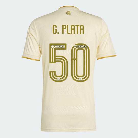 Camisa Adidas Flamengo 2025/26 III G. PLATA N° 50