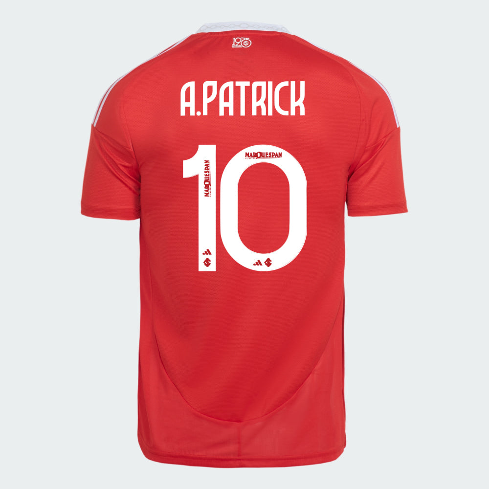Camisa Adidas Internacional 2025/26 I A. PATRICK N° 10