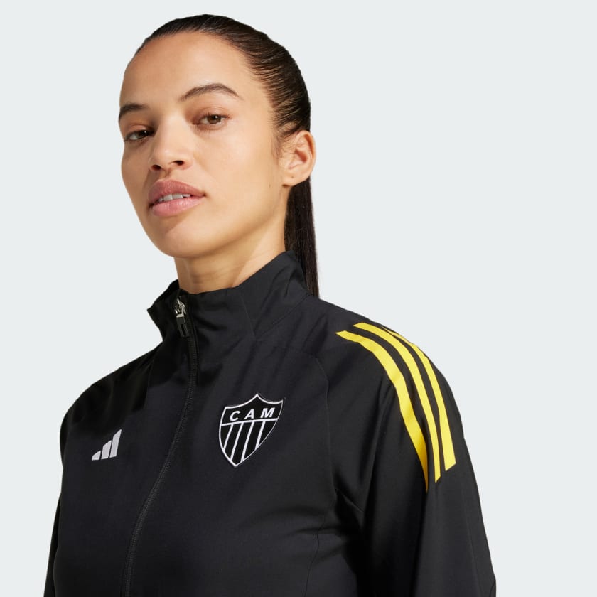 Jaqueta Feminina Apresentação Adidas Atlético Mineiro 2024/25 Tiro