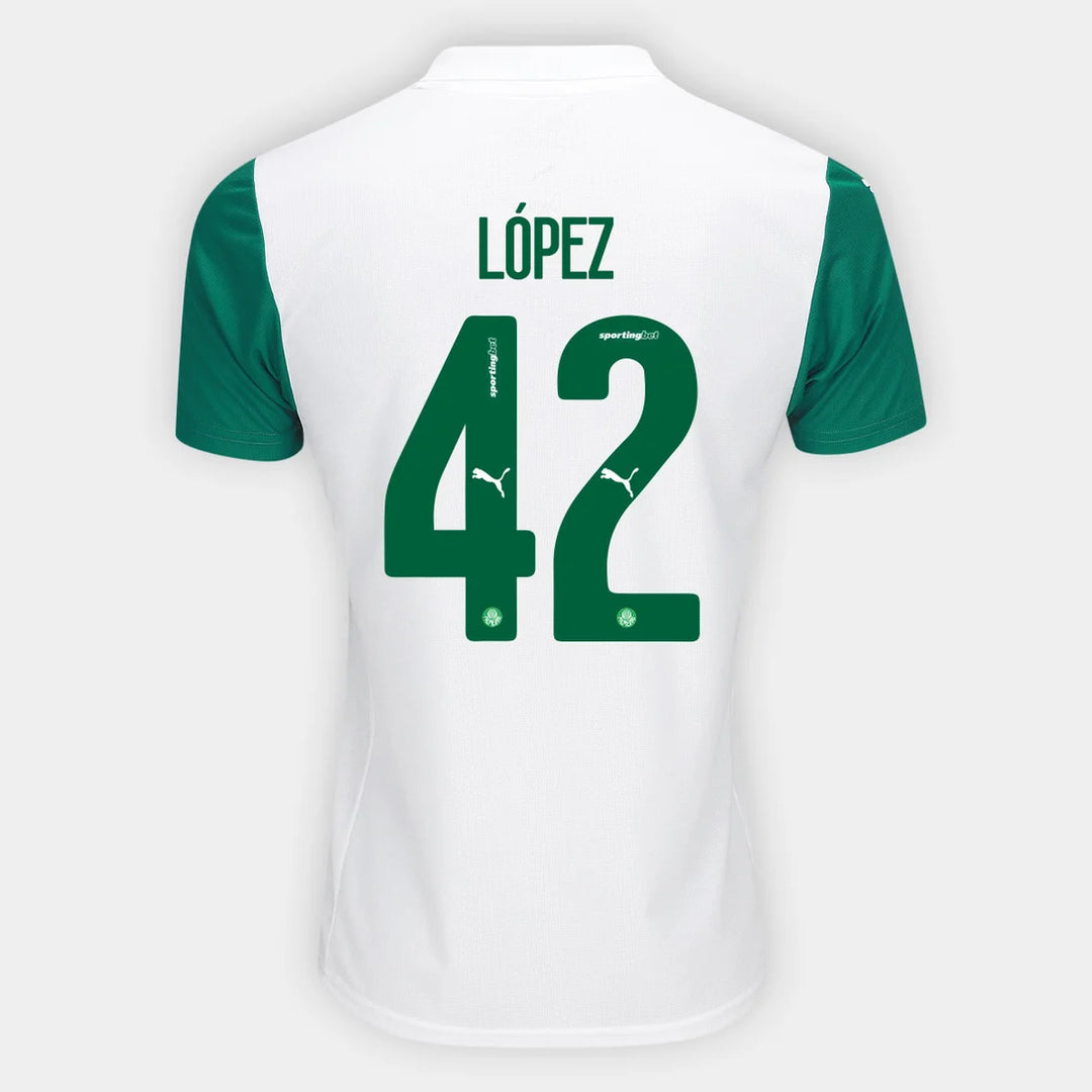 Camisa Puma Palmeiras 2025/26 II LÓPEZ N° 42
