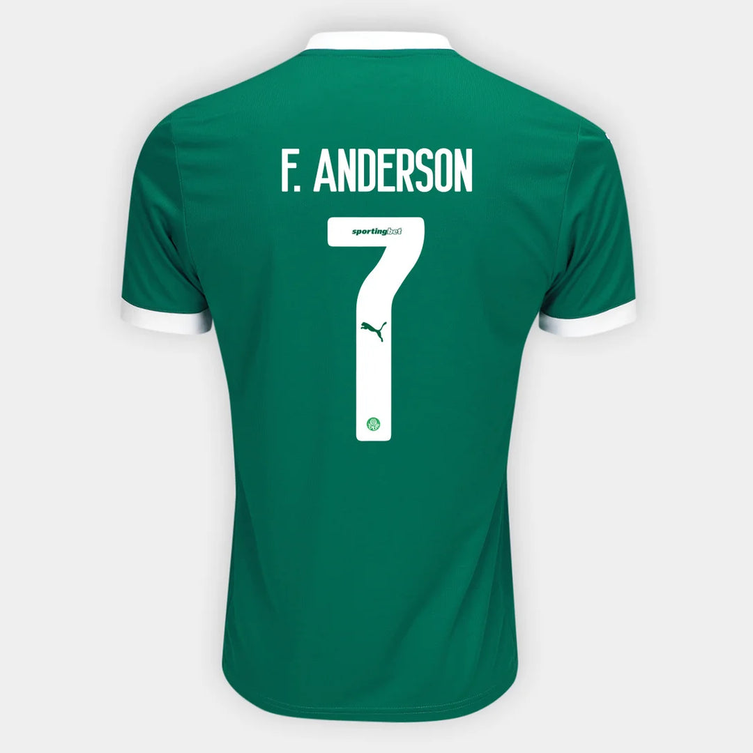 Camisa Puma Palmeiras 2025/26 I F. ANDERSON N° 7