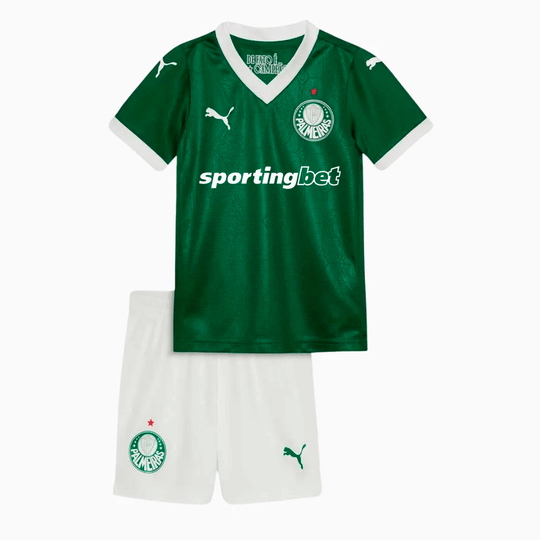 Conjunto Infantil Puma Palmeiras 2025/26 I