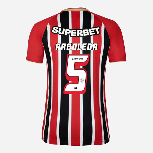 Camisa New Balance São Paulo 2025/26 II ARBOLEDA N° 5