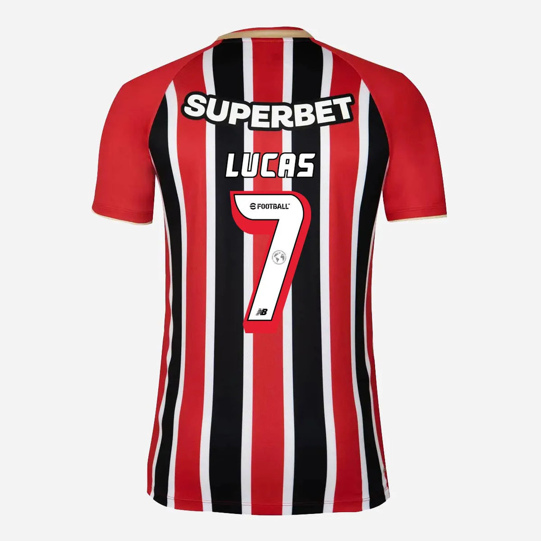 Camisa New Balance São Paulo 2025/26 II LUCAS N° 7