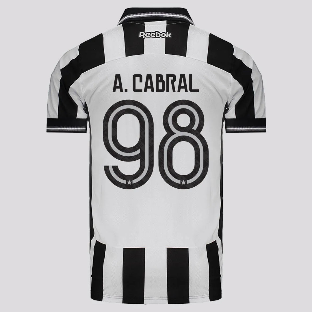 Camisa Reebok Botafogo 2025/26 I A. CABRAL N° 98