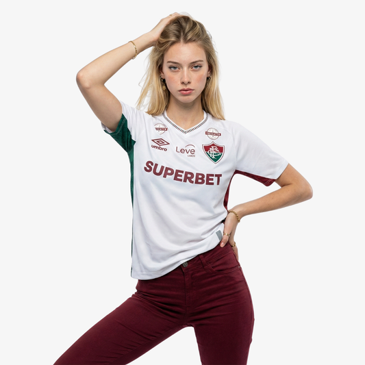 Camisa Feminina Umbro Fluminense 2025/26 II Com Patrocínio