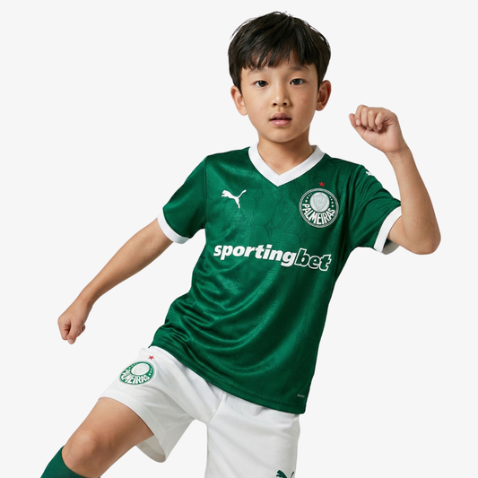 Conjunto Infantil Puma Palmeiras 2025/26 I