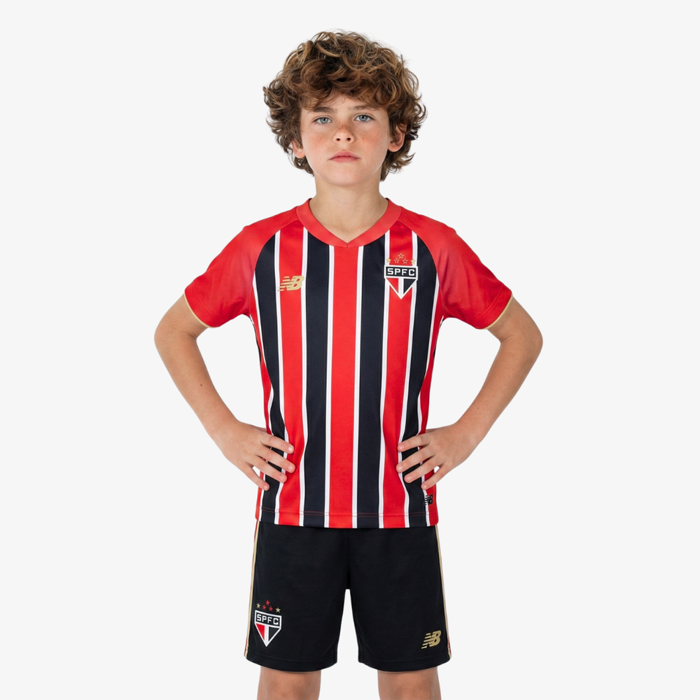 Conjunto Infantil New Balance São Paulo 2025/26 II