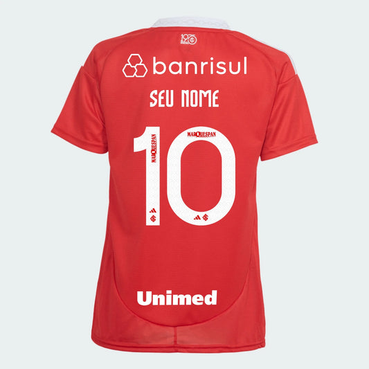 Camisa Feminina Adidas Internacional 2025/26 I Com Patrocínios