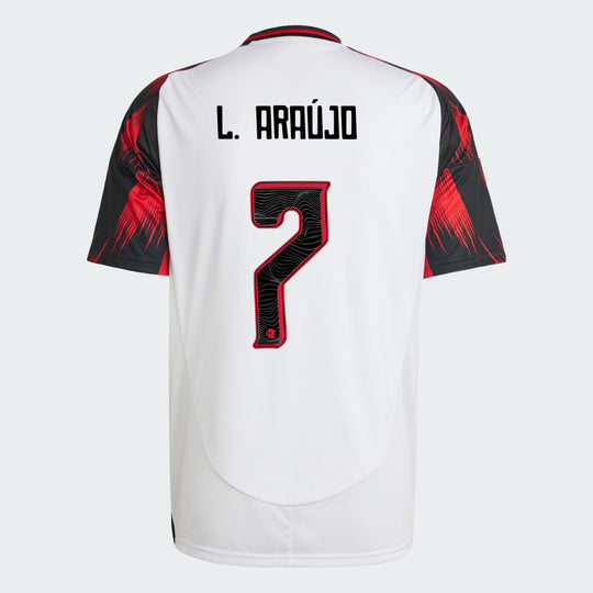 Camisa Adidas Flamengo 2025/26 II L. ARAÚJO N° 7