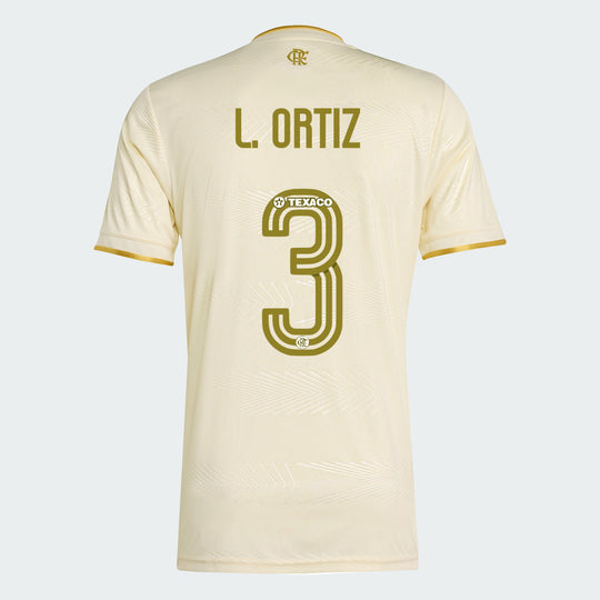 Camisa Adidas Flamengo 2025/26 III LÉO ORTIZ N° 3