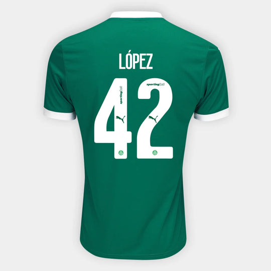 Camisa Puma Palmeiras 2025/26 I LÓPEZ N° 42
